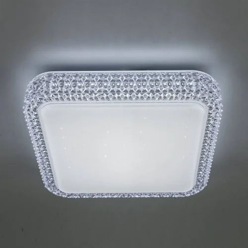 Светильник потолочный LED Альпина CL718K22 Citilux белый 1 лампа, основание белое в стиле модерн квадраты фото 2