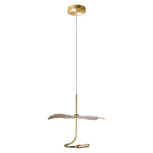 Светильник подвесной LED Aronos 10395 LOFT IT золотой на 1 лампу, основание золотое в стиле хай-тек 