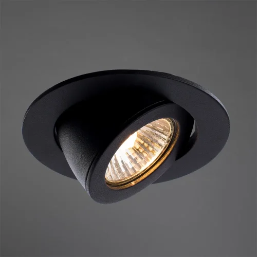 Светильник точечный ACCENTO A4009PL-1BK Arte Lamp чёрный 1 лампа, основание чёрное в стиле современный  фото 3