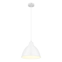 Светильник подвесной Braccio A2055SP-1WH Arte Lamp белый 1 лампа, основание белое в стиле модерн 