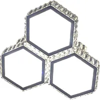 Люстра с пультом LED OML-00107 OML-00107-120 Omnilux прозрачная на 1 лампу, основание хром в стиле хай-тек с пультом