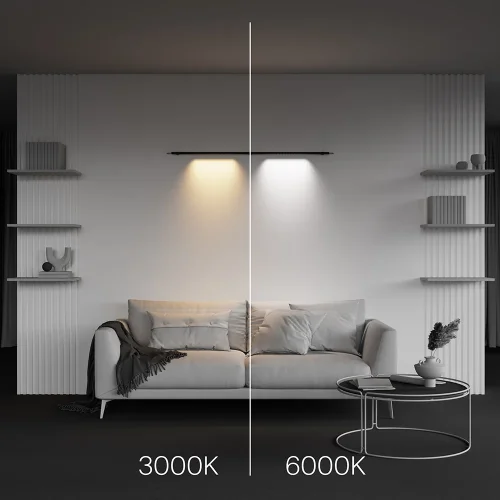Светильник Points для штанговой системы освещения Axity 3000-6000К 12Вт 36° C101CL-L500-12W3-6K-B Maytoni чёрный для шинопроводов серии Axity Maytoni чёрный фото 7
