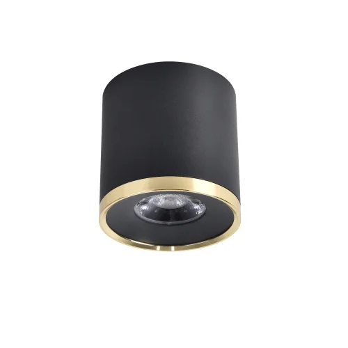 Светильник накладной LED Prakash 3086-2C Favourite чёрный 1 лампа, основание чёрное в стиле современный круглый фото 2