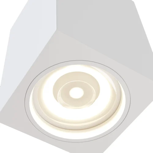 Светильник накладной Alfa C011CL-01W Maytoni белый 1 лампа, основание белое в стиле современный квадратный фото 6