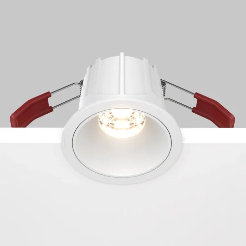 Светильник точечный Alfa LED DL043-01-10W3K-RD-W Maytoni белый 1 лампа, основание белое в стиле современный  фото 6