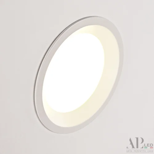 Светильник точечный LED Ingrid 3322.LDY12016/12W/4K Arte Perfetto Luce белый 1 лампа, основание белое в стиле современный  фото 5