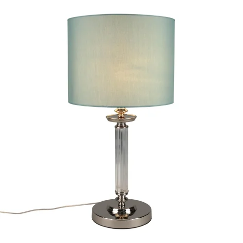 Настольная лампа Nikolet APL.714.04.01 Aployt голубая зелёная 1 лампа, основание хром металл в стиле современный классический 