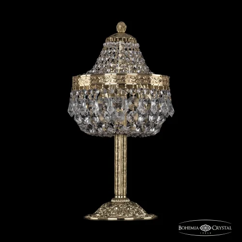 Настольная лампа 19011L6/H/20IV G Bohemia Ivele Crystal прозрачная 3 лампы, основание золотое металл в стиле классический sp