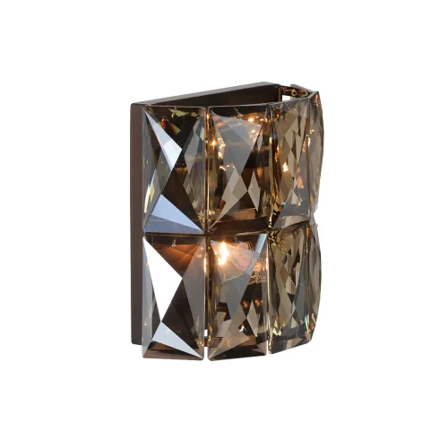 Бра V5851-7/2A Vitaluce янтарный на 2 лампы, основание бронзовое в стиле классический современный  фото 3