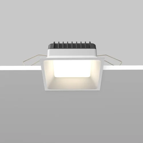 Светильник точечный LED Okno DL056-12W3-4-6K-W Maytoni белый 1 лампа, основание белое в стиле современный  фото 4
