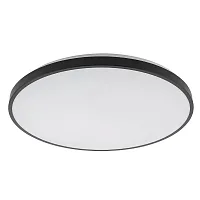 Светильник потолочный Agnes Round Pro 10973-NW Nowodvorski белый на 1 лампу, основание чёрное в стиле современный Светильник потолочный Agnes Round Pro 10973-NW Nowodvorski белый на 1 лампу, основание чёрное в стиле современный