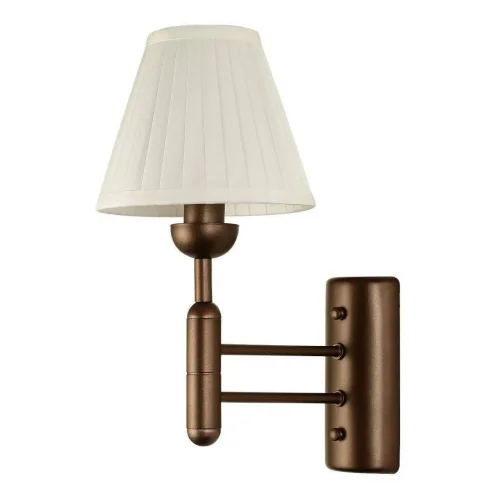 Бра Avangard 2953-1W Favourite белый на 1 лампу, основание коричневое в стиле современный 