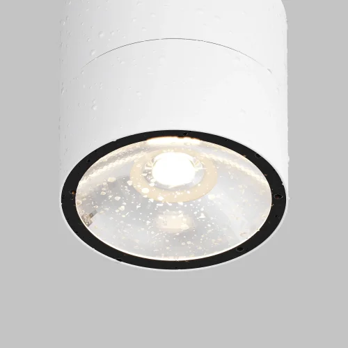 Накладной светильник уличный LED Spin O310CL-L12W3K Maytoni уличный IP54 белый на 1 лампу, плафон белый в стиле современный LED фото 5
