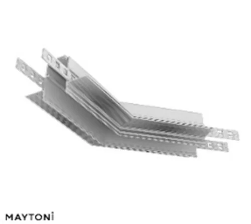 Угол-соединитель 135° Magnetic track system Exility TRA034CLO-42.12W Maytoni белый в стиле хай-тек современный для светильников серии Magnetic track system Exility встраиваемый магнитный exility тонкая магнитная фото 6
