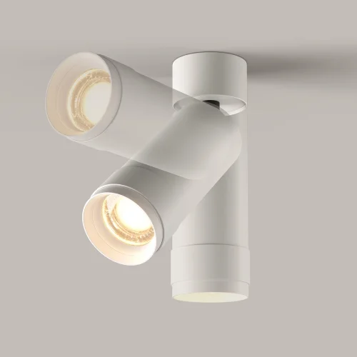 Светильник накладной LED Focus Zoom C055CL-L12W3K-Z-W Maytoni белый на 1 лампу, основание белое в стиле хай-тек современный круглый фото 15