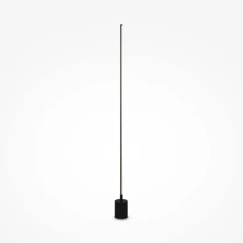 Торшер LED Flow MOD147FL-L20BK1 Maytoni белый на 1 лампу, основание чёрное в стиле минимализм хай-тек фото 4