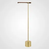 Торшер KEMI FL 101706-26 ImperiumLoft  коричневый 1 лампа, основание латунь в стиле современный
