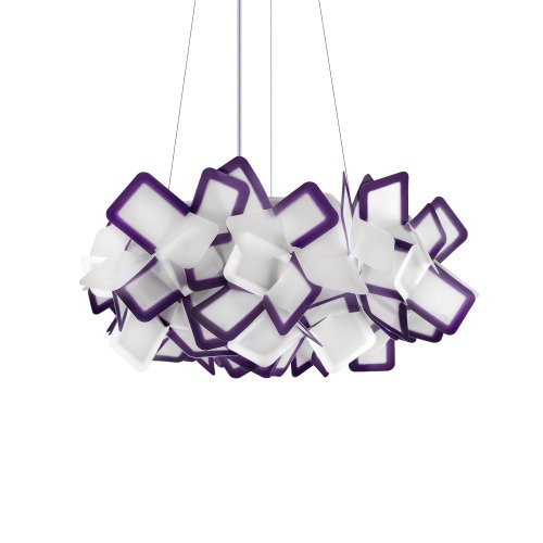 Люстра подвесная Слизия / Clizia 10231/530 Purple LOFT IT фиолетовая белая на 3 лампы, основание в стиле фото 3 Люстра подвесная Слизия / Clizia 10231/530 Purple LOFT IT фиолетовая белая на 3 лампы, основание в стиле фото 3