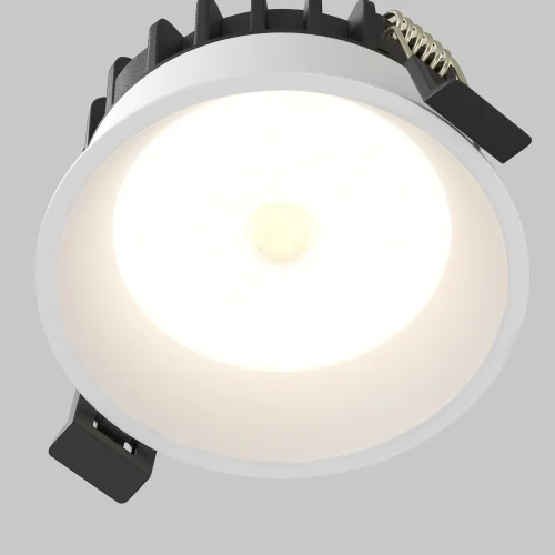 Светильник точечный LED Okno DL055-8W4K-SEN-W Maytoni белый на 1 лампу, основание белое в стиле хай-тек современный круглый фото 2