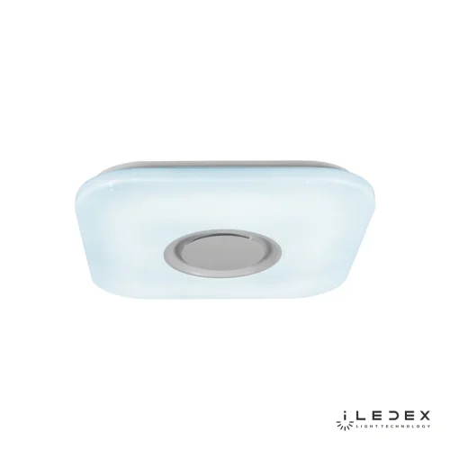 Светильник потолочный LED Music Music 48W SQ brilliant iLedex белый 1 лампа, основание белое в стиле современный хай-тек с пультом квадраты фото 3