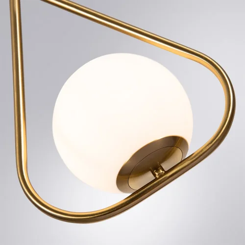 Светильник подвесной Matisse A7764SP-1AB Arte Lamp белый 1 лампа, основание бронзовое в стиле современный  фото 3