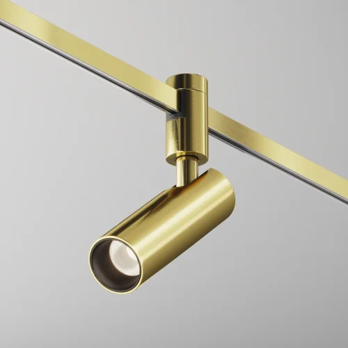 Трековый светильник Focus Led Flarity 4000K 12Вт 60° TR144-1-12W4K-W-BS Maytoni латунь для шинопроводов серии Magnetic trаck system Flarity латунь фото 9