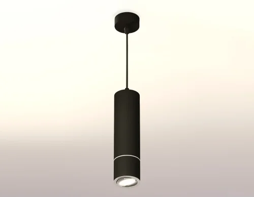 Светильник подвесной Techno spot XP7402040 Ambrella light чёрный 1 лампа, основание чёрное в стиле хай-тек современный трубочки фото 2