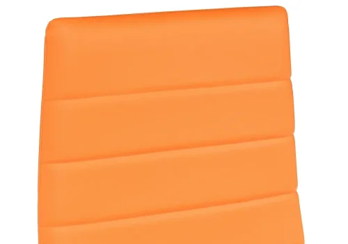 Стул на металлокаркасе DC2-001 orange 11818 Woodville, оранжевый/искусственная кожа, ножки/металл/хром, размеры - ****410*450 фото 3