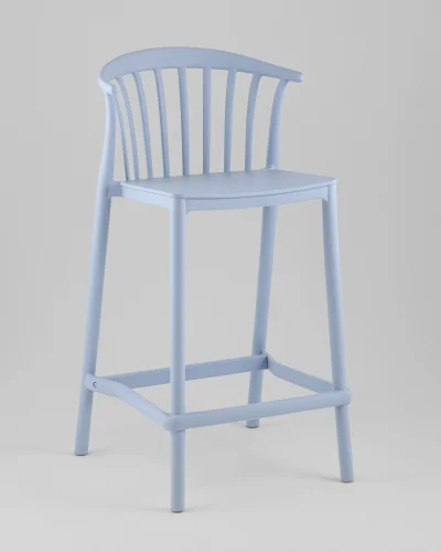 Стул полубарный Campo, пластик голубой УТ000039942 Stool Group, голубой/пластик, ножки/пластик/голубой, размеры - *****