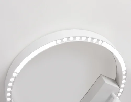 Светильник потолочный LED FL5805 Ambrella light белый 1 лампа, основание белое в стиле современный хай-тек кольца фото 6