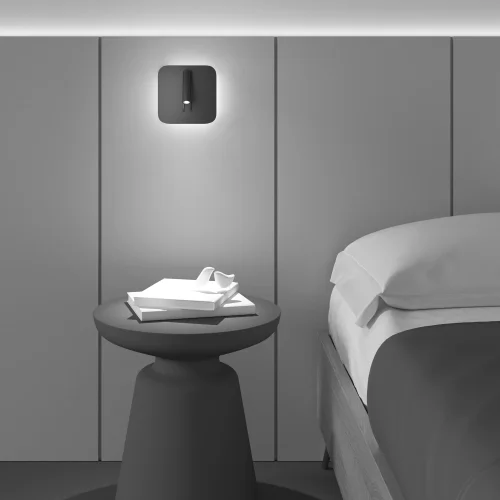 Бра с выключателем LED Ios 176 C175-WL-01-6W-MG Maytoni золотой на 1 лампу, основание матовое золото в стиле хай-тек минимализм фото 11