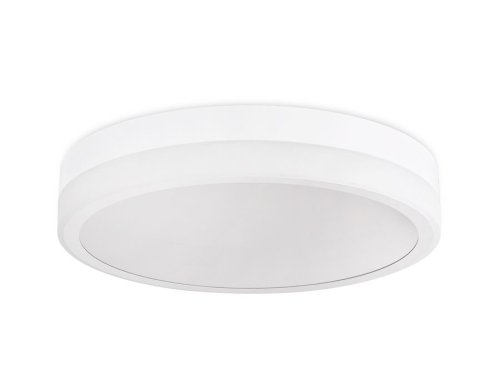 Люстра потолочная LED с пультом Acrylica Ice FA9431 Ambrella light белая на 1 лампа, основание белое в стиле современный хай-тек с пультом фото 3