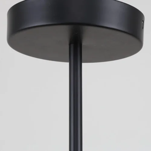 Люстра потолочная Harsh 4082-5P F-promo латунь на 5 ламп, основание чёрное в стиле лофт  фото 6