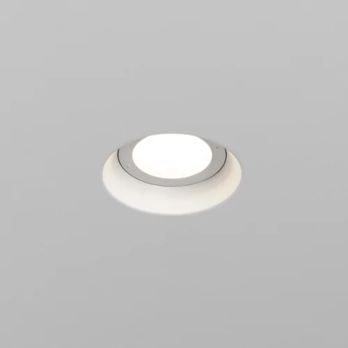 Светильник точечный Intro 2.0 DL137-GU10-W Maytoni белый на 1 лампу, основание белое в стиле современный круглый фото 3