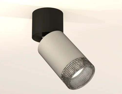Светильник накладной Techno Spot XM XM6314041 Ambrella light серый 1 лампа, основание чёрное в стиле хай-тек современный круглый фото 3