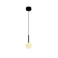 Светильник подвесной Cellar 7634 Mantra белый 1 лампа, основание чёрное в стиле современный хай-тек 