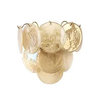 Бра Лолли / Lolly 10492W Champagne LOFT IT шампань на 3 лампы, основание бронзовое в стиле современный 