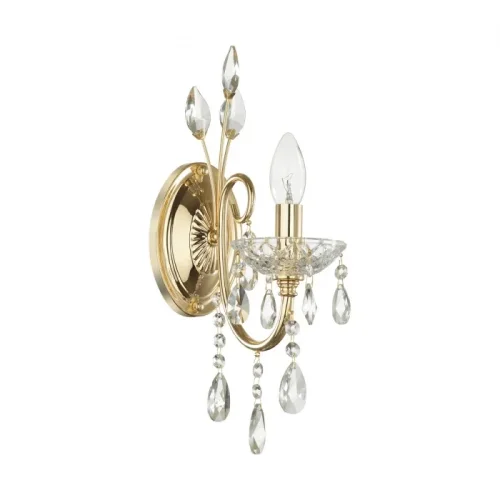 Бра Versia 4977/1W Odeon Light без плафона на 1 лампу, основание золотое в стиле классический 
