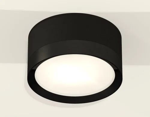 Светильник накладной XS8102002 Ambrella light чёрный 1 лампа, основание чёрное в стиле хай-тек круглый фото 2