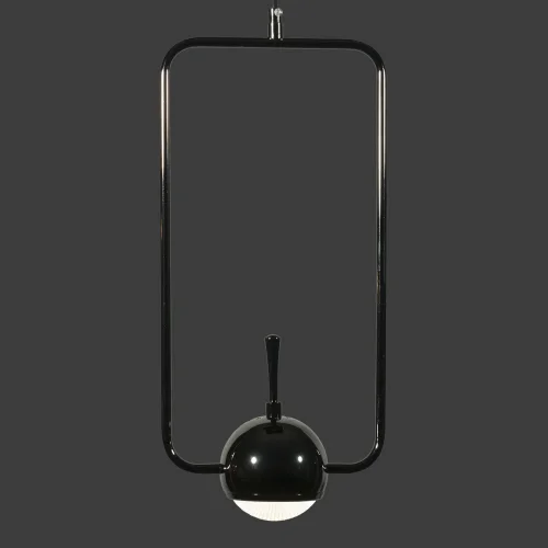 Светильник подвесной LED Nuance 8140-A LOFT IT чёрный 1 лампа, основание чёрное в стиле лофт минимализм  фото 4