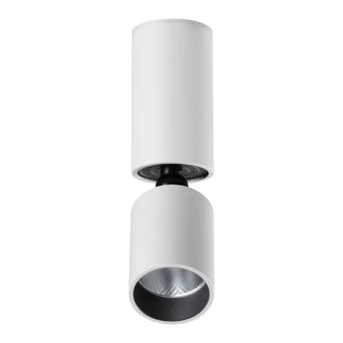 Светильник накладной LED Tubo 359314 Novotech белый на 1 лампу, основание белое в стиле хай-тек трубочки круглый фото 7