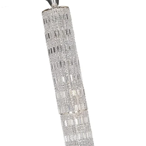 Люстра хрустальная каскадная столб Lazio E 1.9.25.501 G Arti Lampadari прозрачная без плафона на 15 ламп, основание золотое в стиле классический  фото 2