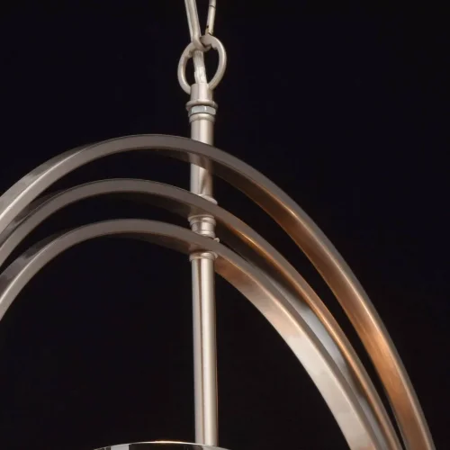 Люстра подвесная лофт Альгеро 285010605 MW-Light чёрная серая на 5 ламп, основание никель в стиле лофт  фото 8