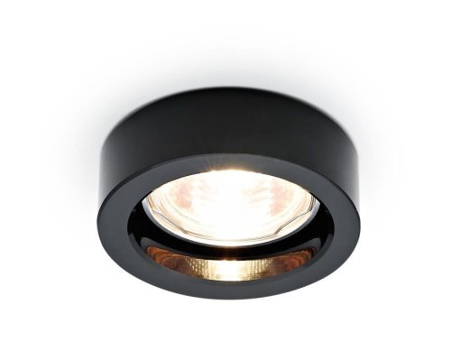 Светильник точечный D9160 BK Ambrella light чёрный 1 лампа, основание чёрное в стиле модерн 