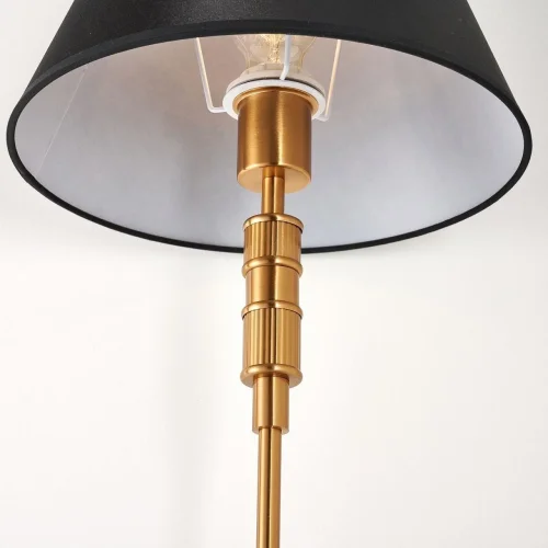 Торшер Flagship 2933-1F Favourite чёрный на 1 лампу, основание латунь в стиле современный фото 4