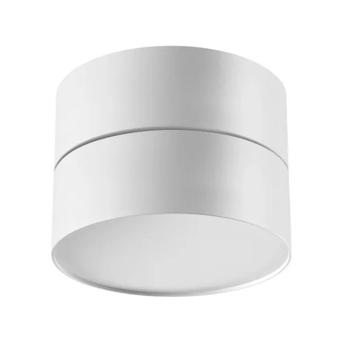 Светильник накладной LED Prometa 358749 Novotech белый на 1 лампу, основание белое в стиле современный круглый фото 6
