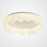 Светильник потолочный ODDLY C CH D46 223920-23 ImperiumLoft белый на 1 лампу, основание белое в стиле современный скандинавский минимализм 