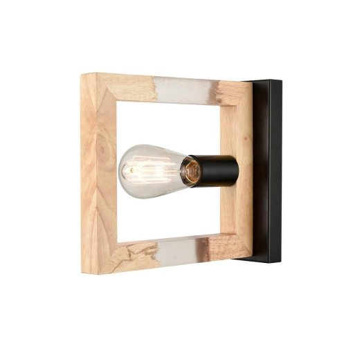 Бра лофт Copeland VL6222W01 Vele Luce бежевый на 1 лампа, основание чёрное в стиле лофт 