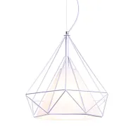 Светильник подвесной Forti LDP 7921 WT Lumina Deco белый 1 лампа, основание белое в стиле современный минимализм 
