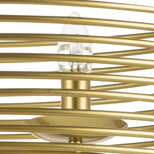 Люстра подвесная Zeta 728083 Lightstar золотая на 8 ламп, основание золотое в стиле современный арт-деко  фото 3
